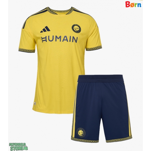 Al-Nassr Cristiano Ronaldo #7 Replika Babytøj Hjemmebanesæt Børn 2026-27 Kortærmet (+ Korte bukser)